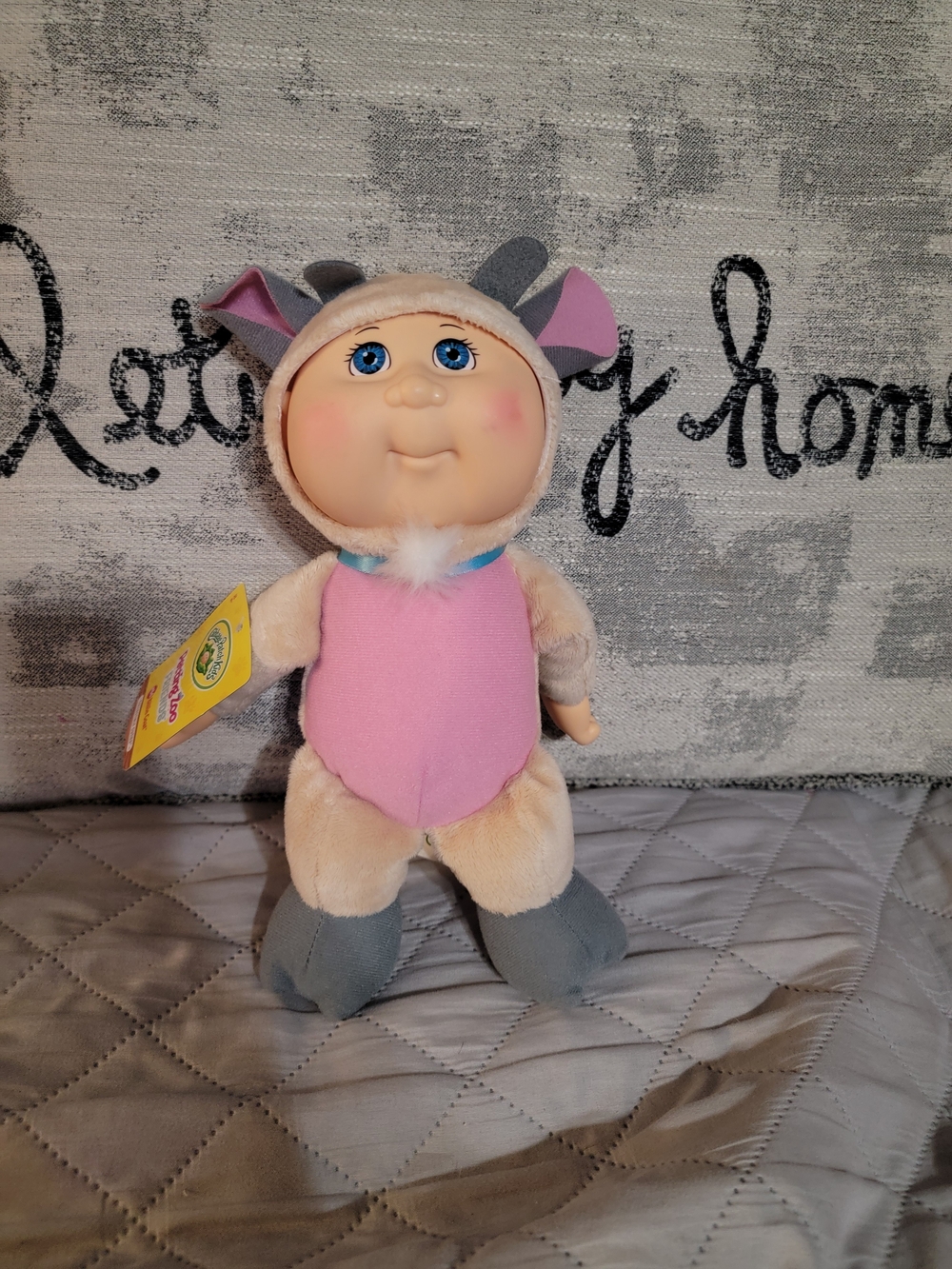 New Cabbage Patch Kids Cuties Goat Plush Doll Billie Petting Zoo Friends #84 P56